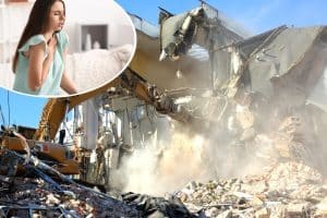 Image presents What health risks can demolition dust pose